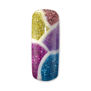 Royal Nails Gel de couleur: Gel de couleur pour ongles n° 27 Wine Berry Glitter