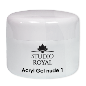 Royal Nails Gel acrylique: Acryl Gel nude 1 Studio Royal, 15ml