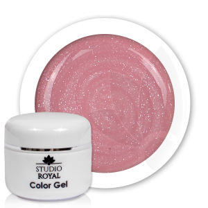 Royal Nails Color Gel: Studio Royal Nail-Art Color Gel Nr. 35 Pink Orchid Glitter, 5ml