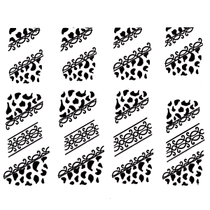 Royal Nails Stickers pour ongles: Nail Art Sticker pour ongles Nr. 2341