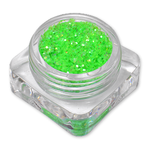 Royal Nails Glitter and Tinsel: Nail Art Hologram Glitter Nebula Green Nebula Green