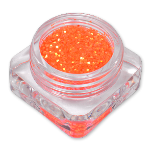 Royal Nails Glitter and Tinsel: Nail Art Hologram Glitter Mango Orange