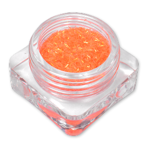 Royal Nails Glitter and Tinsel: Nail Art Hologram Tinsel Flame Orange