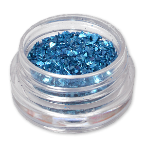 Royal Nails Glitter and Tinsel: Nail Art metallic Glitter Deep Sky Blue