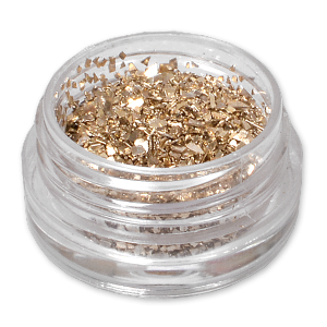 Royal Nails Glitter e flitter: Nail Art metallic Glitter per unghie Sand Gold