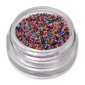 Royal Nails Paillettes et babioles: Nail Art Perles Caviar rainbow