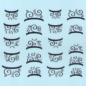 Royal Nails Nail Sticker: Nail Art Stickers Nr. 2660
