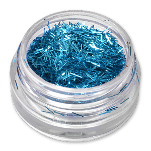 Royal Nails Glitter and Tinsel: Nail Art Hologram Tinsel shiny blue
