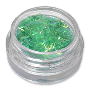 Royal Nails Glitter and Tinsel: Nail Art Hologram Tinsel pale green