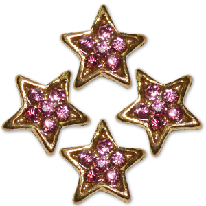 Royal Nails Rhinestones: Overlay star gold