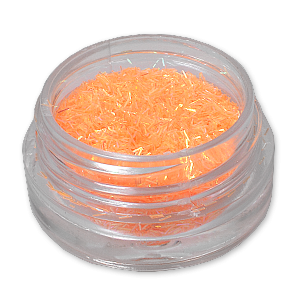 Royal Nails Glitter and Tinsel: Nail Art Hologram Tinsel Saffron Orange