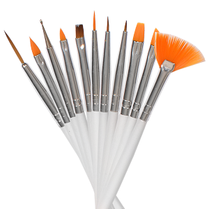 Royal Nails Gel Brush: Set of 11 Decoration Brushes