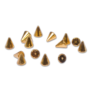 Royal Nails Rhinestones: Nail Spikes gold 15 Pieces