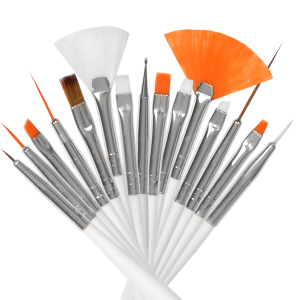 Royal Nails Gel Brush: Set of 15 Decoration Brushes