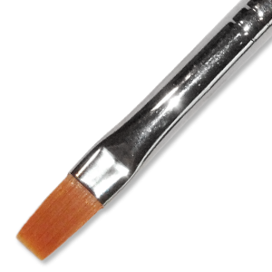 Royal Nails Gel Brush: Royal 2 Nail-Studio UV Gel Brush, flat, size 6
