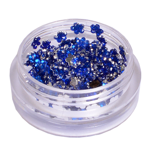 Royal Nails Strass: Strass pour ongles fleurs bleues