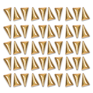 Royal Nails Rhinestones: Nail Art shape cones gold 50 Pieces
