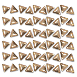 Royal Nails Strasssteine: Nail Art Einleger Dreieck Gold 50 Stück