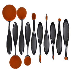 Royal Nails Brushes: Set of 10 Oval brushes