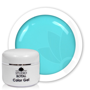 Royal Nails Gel de couleur: Studio Royal Gel de couleur pour ongles n° 24 Lake Neon Blue, 5ml
